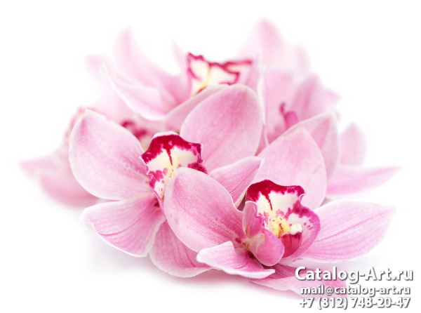 картинки для фотопечати на потолках, идеи, фото, образцы - Потолки с фотопечатью - Розовые орхидеи 75